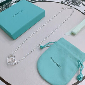 Tiffany & Co. Silver Ring Necklace
